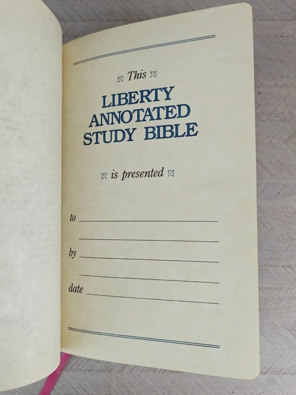 The Liberty Annotated Study Bible KJV 1988 Genuine Leather Old Time Gospel Hour